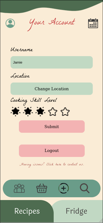 Food Friend Mobile Application Suite screenshot 2